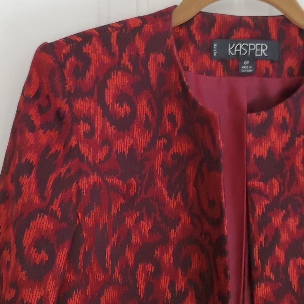 Kasper Brocade Jacket - Picture 4 of 12